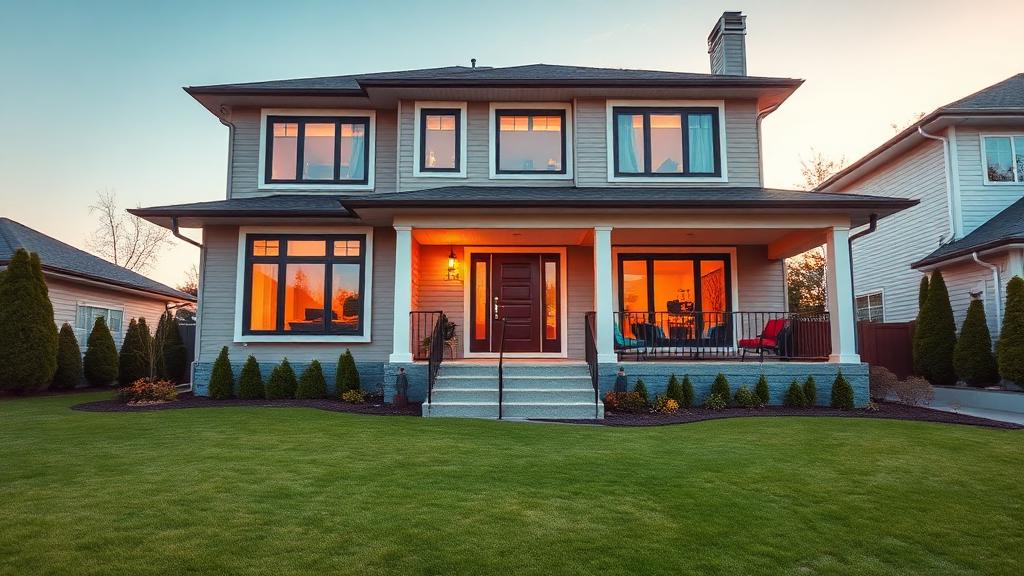 Modern home exterior